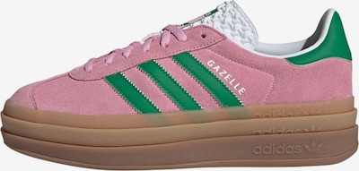 Sneaker bassa 'Gazelle Bold' ADIDAS ORIGINALS di colore verde scuro / rosa antico, Visualizzazione prodotti