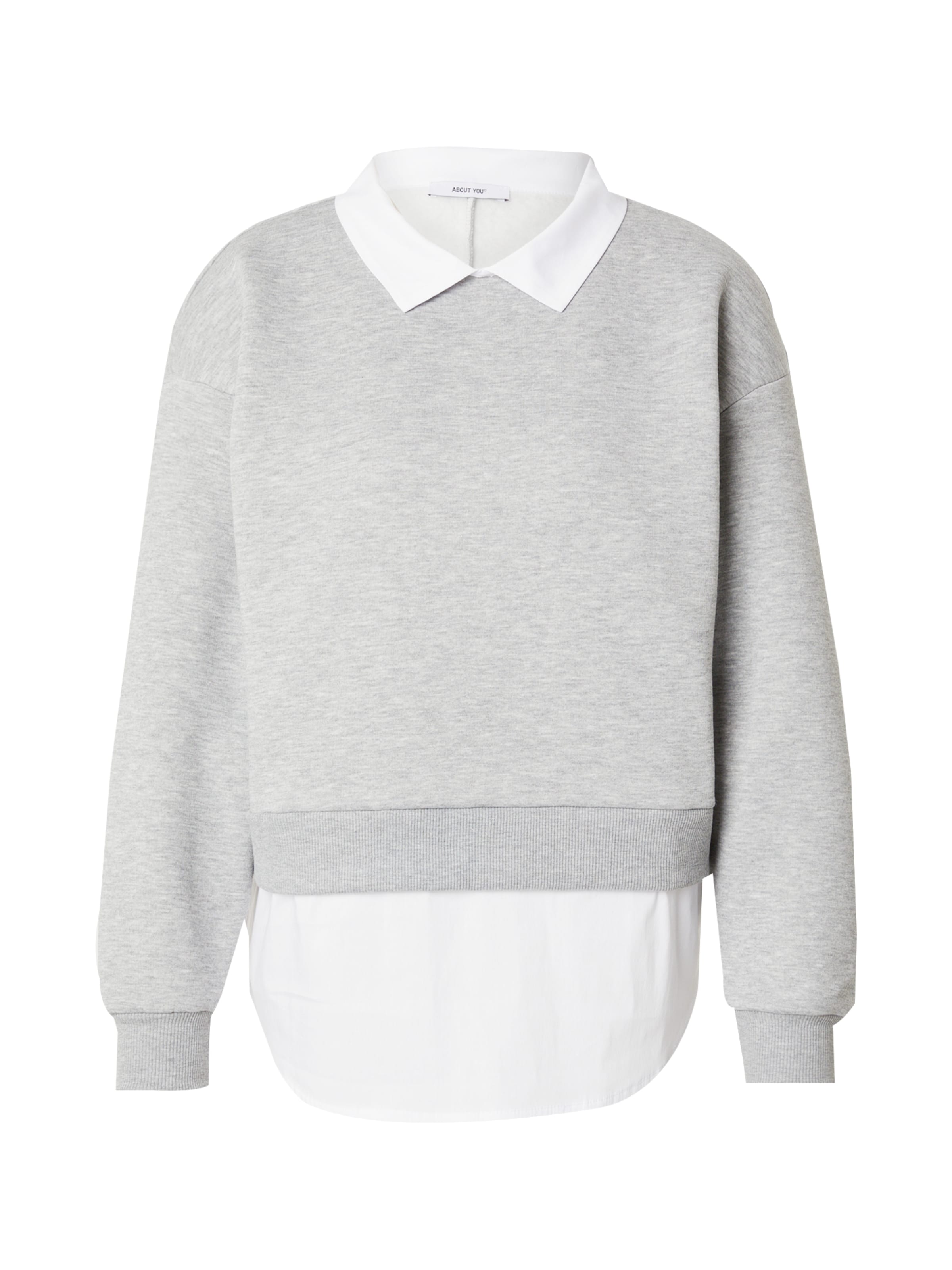 ABOUT YOU Sweatshirt &#x27;Victoria&#x27; in Grey: front