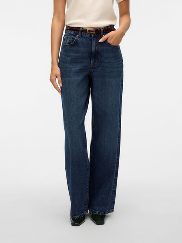 Wide Leg Jean '10336550' VERO MODA en bleu : devant