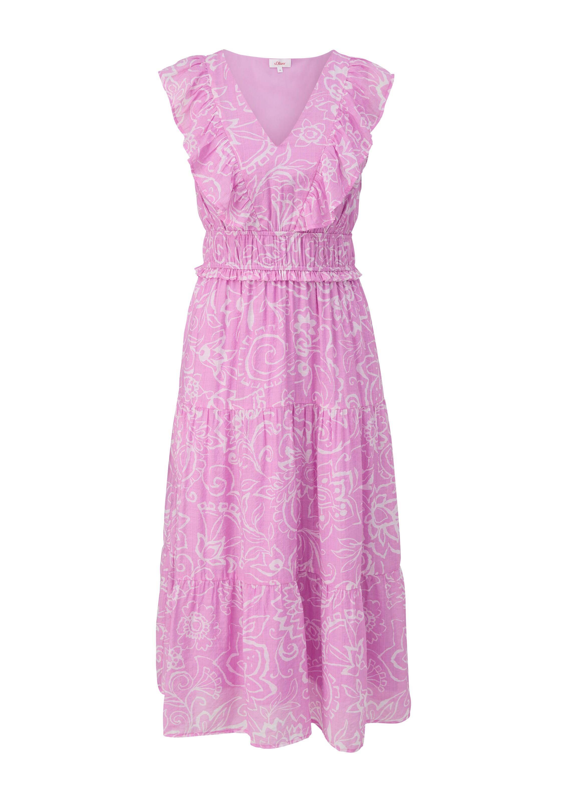 s.Oliver Jurk in Roze: voorkant