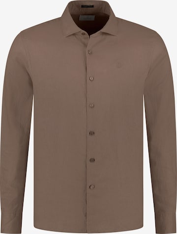 Dstrezzed - Camisa 'Jagger' en marrón: frente