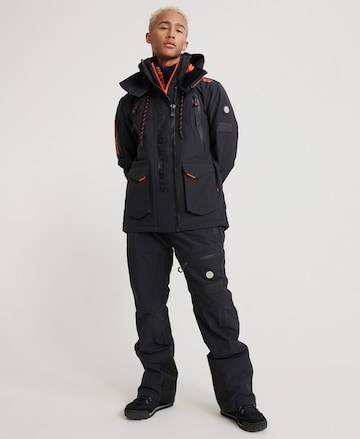 Superdry Snow Regular Skihose 'Pro Racer Rescue' in Schwarz