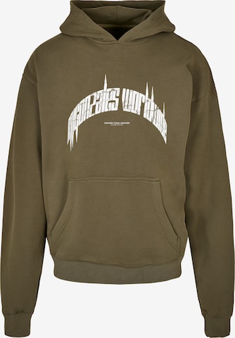 MJ Gonzales Sweatshirt 'Higher Than Heaven V.3' in Green: front