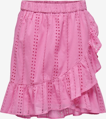 Jupe 'DONNA' ONLY en rose : devant