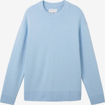 TOM TAILOR DENIM Sweater in Blue: front