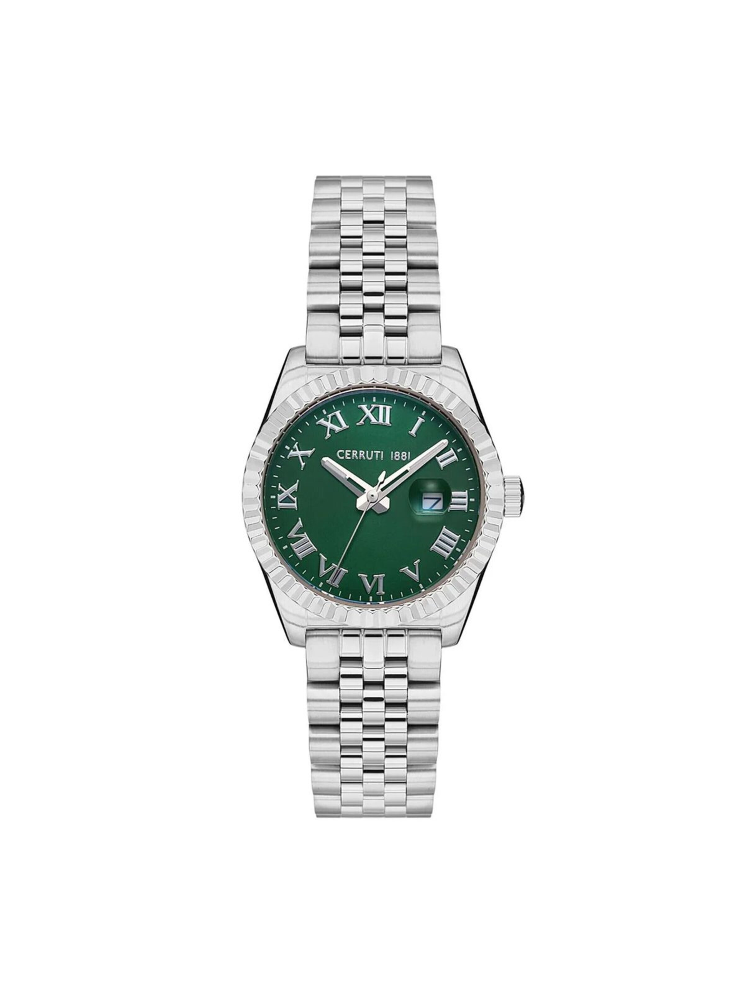 Montre à affichage analogique 'Baccio' CERRUTI 1881 en vert : devant