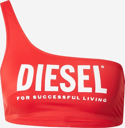 DIESEL Bikini augšdaļa 'MENDLA', krāsa - sarkans / balts, Preces skats