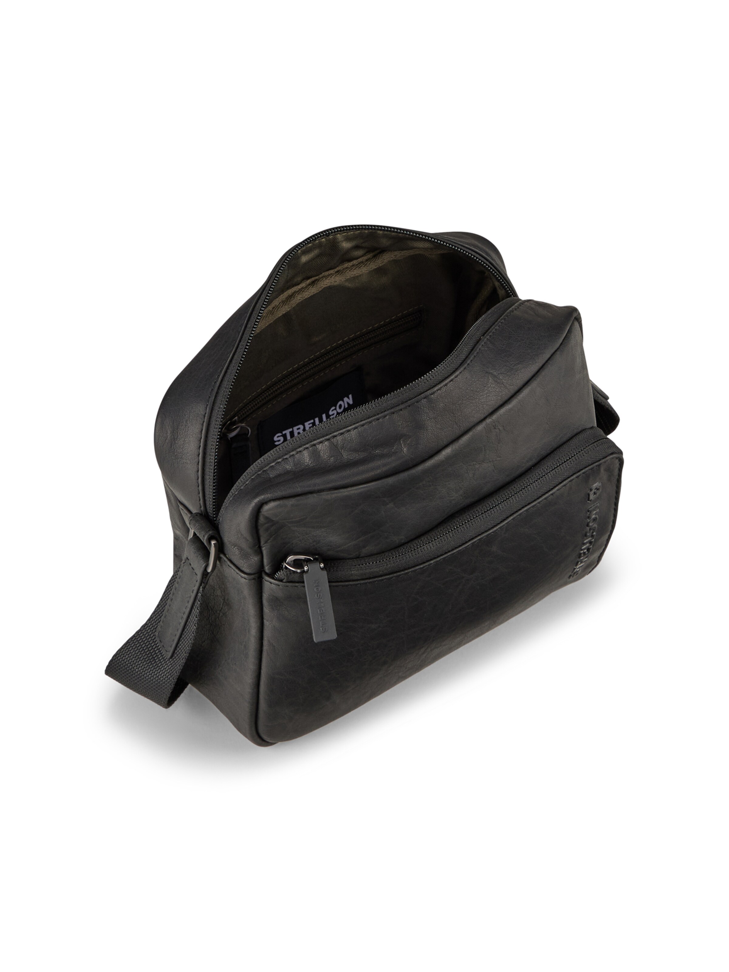 STRELLSON Umhängetasche 'Clapton Chade' in Schwarz