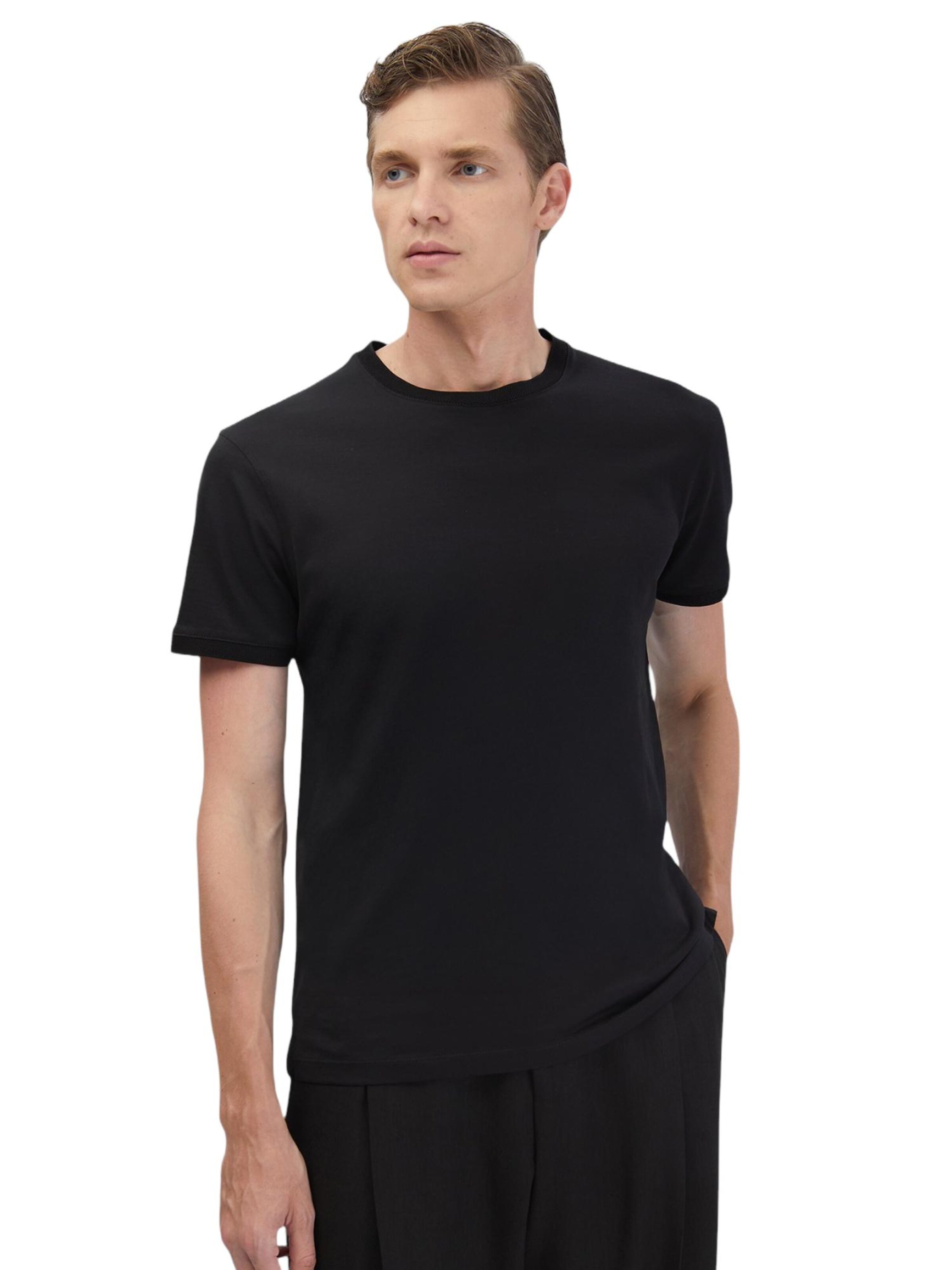 Ramsey Shirt in Black: front