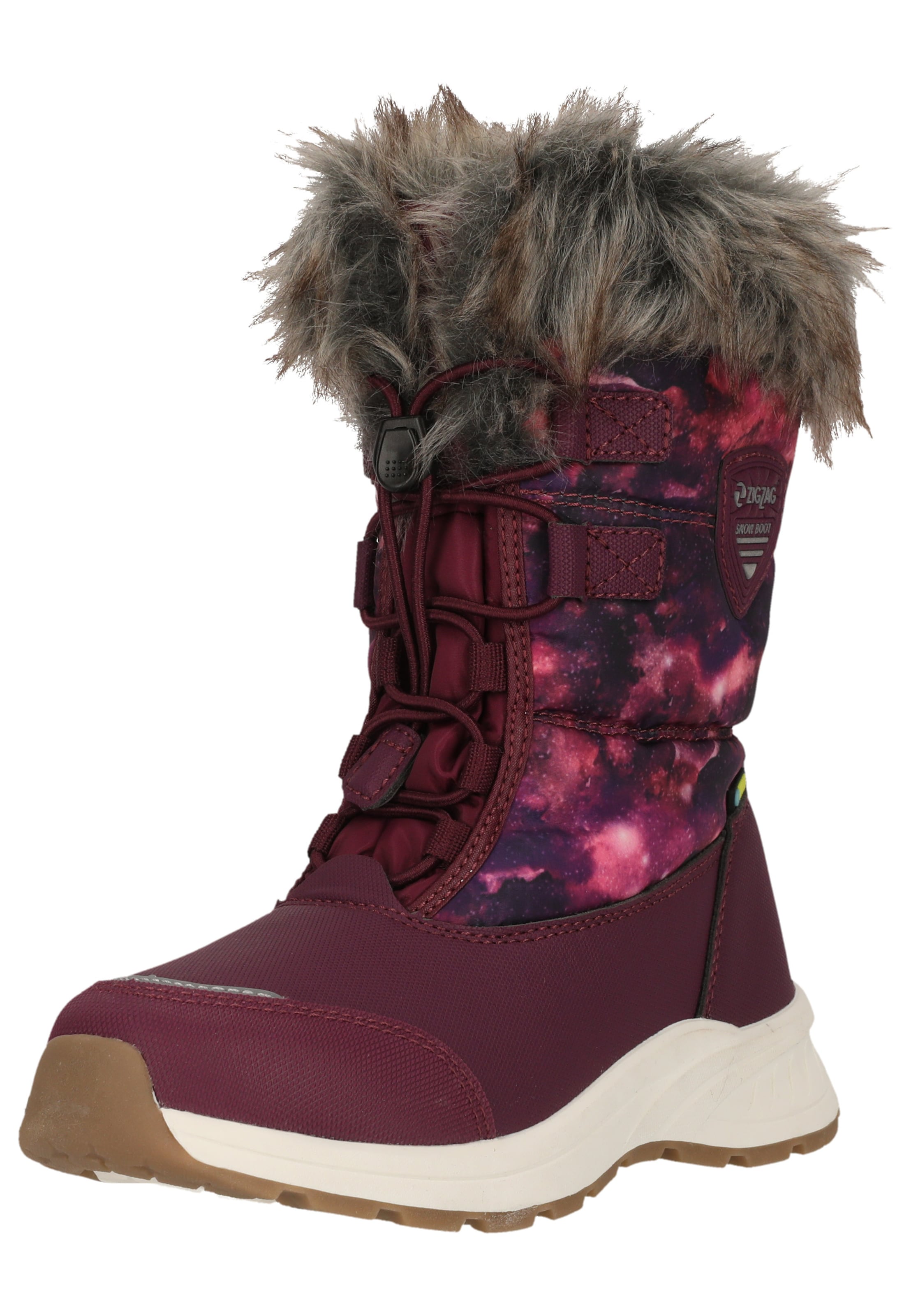 ZigZag Snow boots 'Wesend' in Purple: front