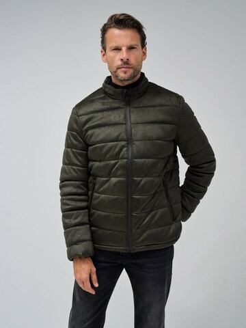 Salsa Jeans Winterjas in Groen: voorkant