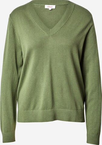 s.Oliver Sweater in Green: front