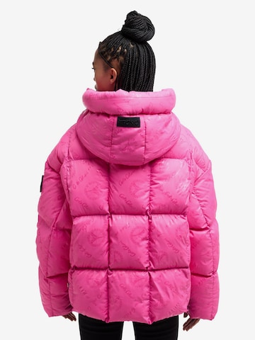 Carlo Colucci Winter Jacket 'Deane' in Pink