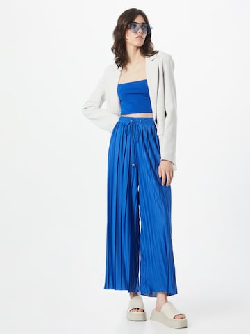 ABOUT YOU Wide leg Pants 'Caren' in Blue