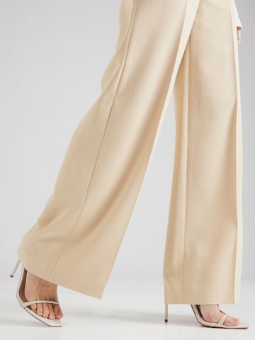 DRYKORN Wide leg Pleated Pants 'BEFORE' in Beige