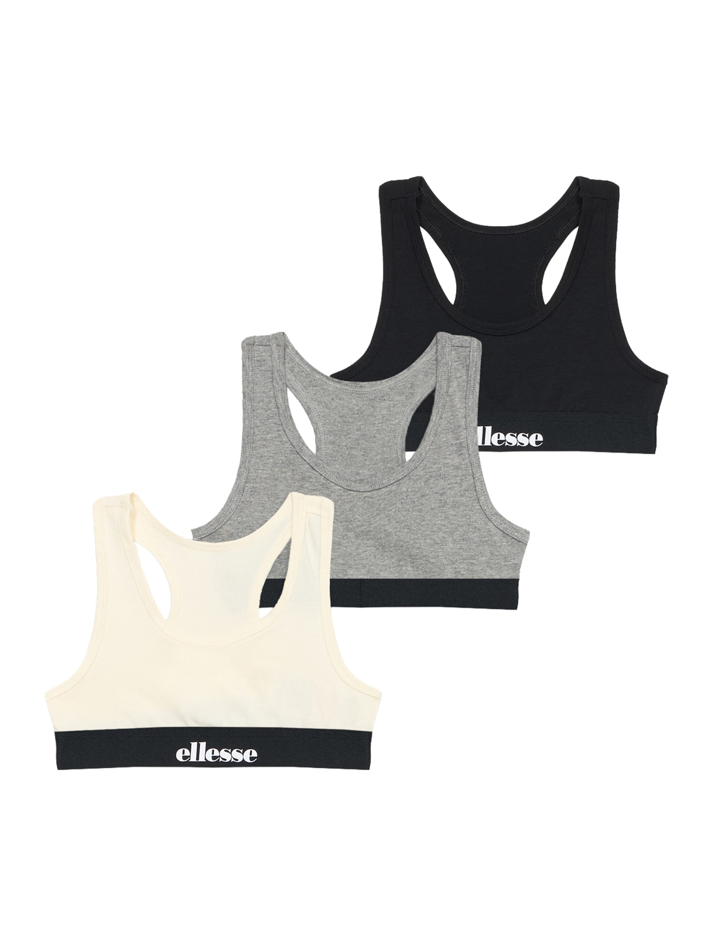 ELLESSE Bralette Bra in Grey: front