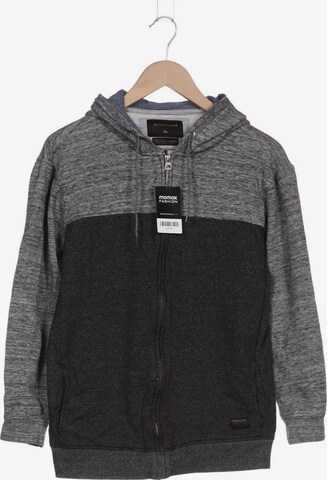 QUIKSILVER Sweatshirt & Zip-Up Hoodie in M in Grey: front