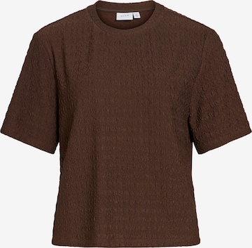 VILA - Camiseta 'VIMonera' en marrón: frente