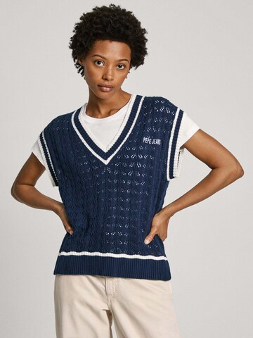 Pullover 'IVA VEST' di Pepe Jeans in blu: frontale