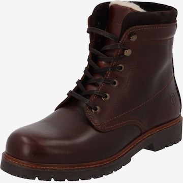 Palado Ботинки на шнуровке 'Ocobs' в Коричневый: спереди