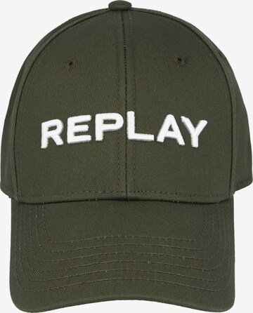 REPLAY Cap in Green: front