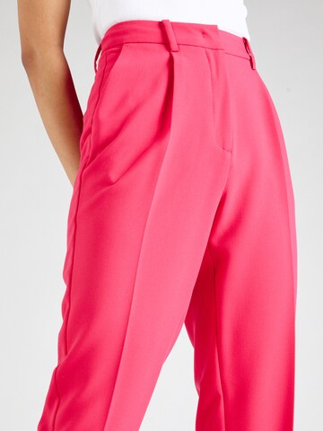 BRUUNS BAZAAR Slim fit Trousers with creases 'Cindy Ciry' in Pink