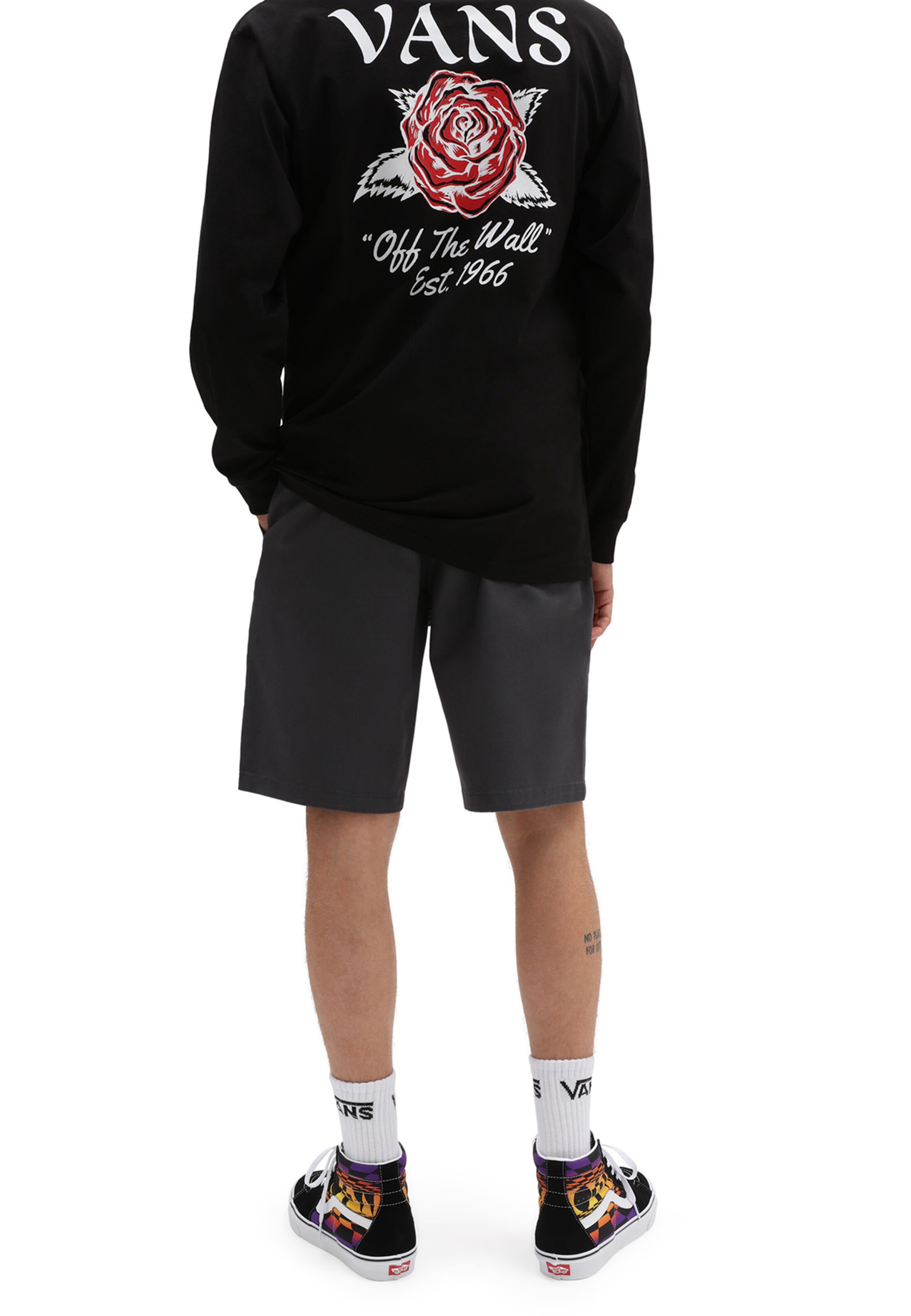 VANS Свободный крой Брюки-чинос в Серый