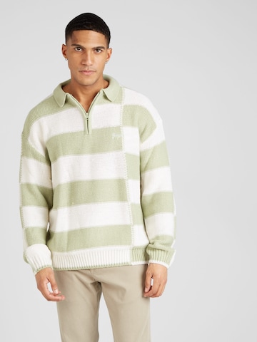 Denim Project Sweater in Green: front