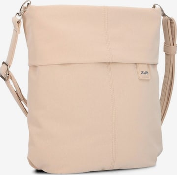 ZWEI - Bolso de mano 'MADEMOISELLE.M M12' en beige: frente