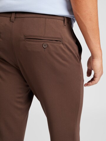 Only & Sons Slimfit Chino kalhoty 'ONSMARK' – hnědá