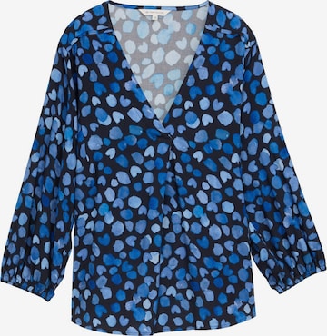 TOM TAILOR Blouse in Blue: front