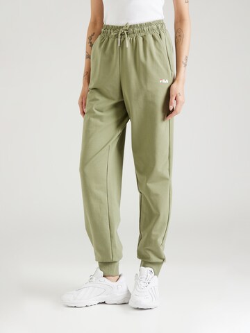 FILA Tapered Workout Pants 'BALIMO' in Green: front