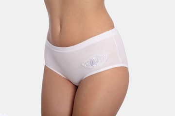 sassa Panty 'FINE RIB' in White