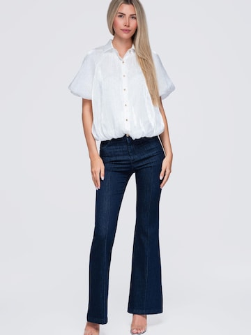 Ombre Shirt‌‌‌‌‌‌‌ in Weiß