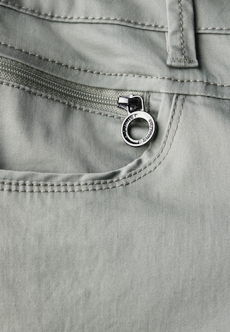 STREET ONE Slimfit Hose im Casual Fit in Grün