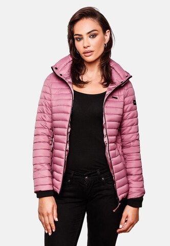 Veste mi-saison 'Samtpfote' MARIKOO en rose