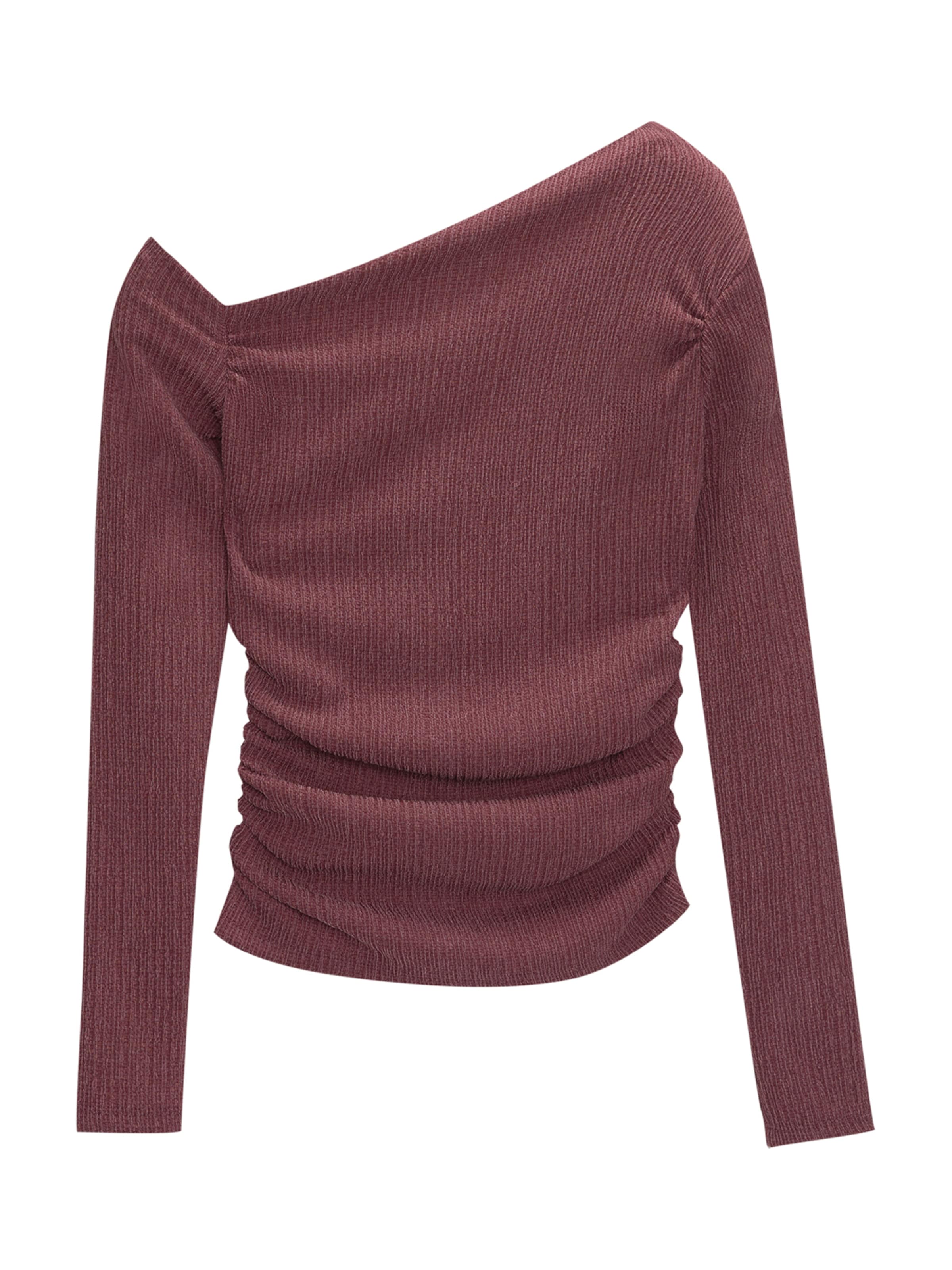 Pull&Bear Póló - piros: elől