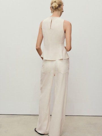 MANGO Regular Byxa 'MERY' i beige