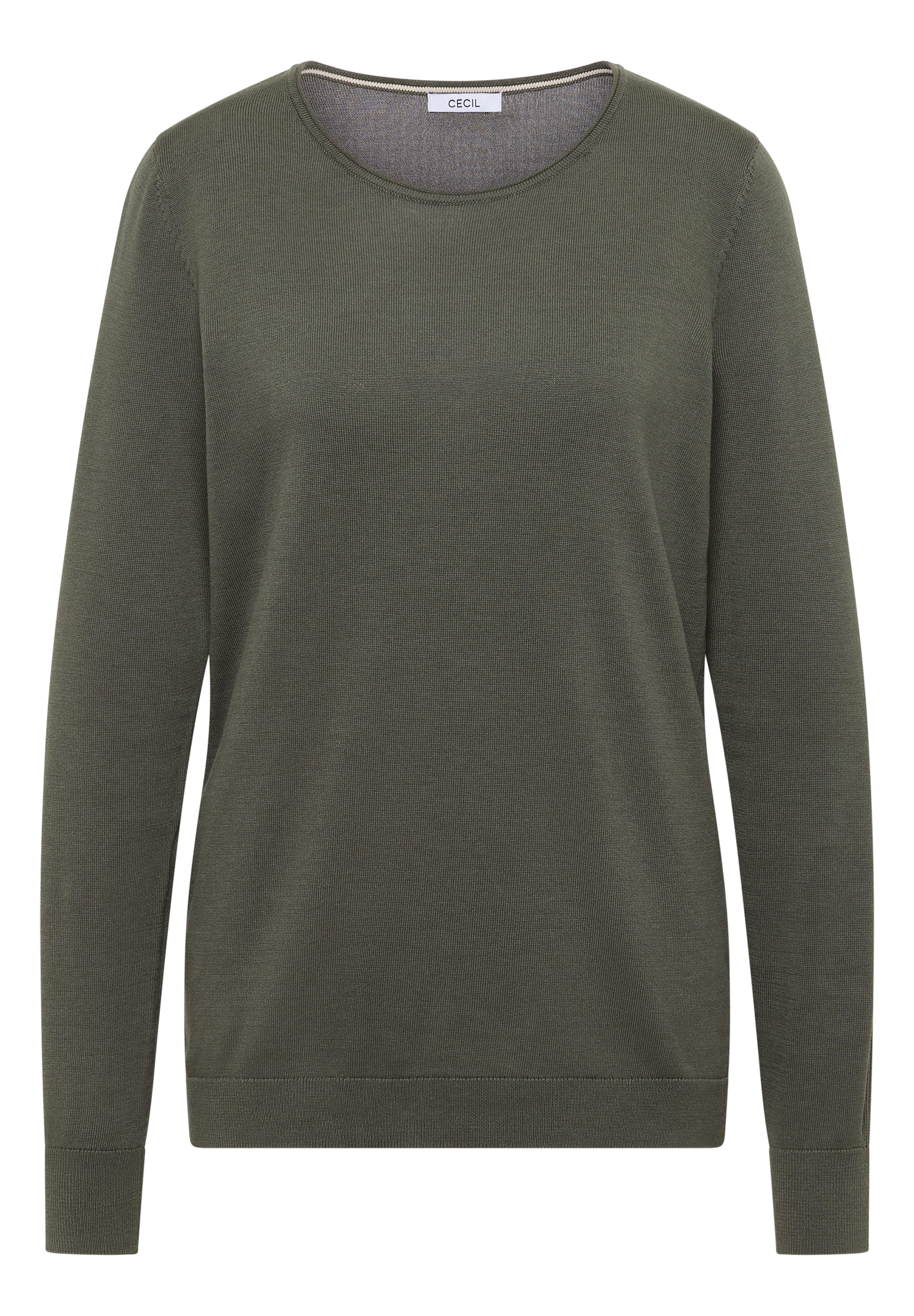 CECIL Pullover in Grün: Vorderseite