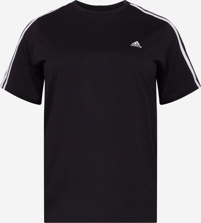 ADIDAS SPORTSWEAR Camisa funcionais 'Essentials  3-Stripes ' em preto / branco, Vista do produto