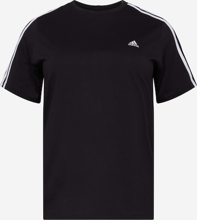 ADIDAS SPORTSWEAR T-shirt fonctionnel 'Essentials  3-Stripes ' en noir / blanc, Vue avec produit