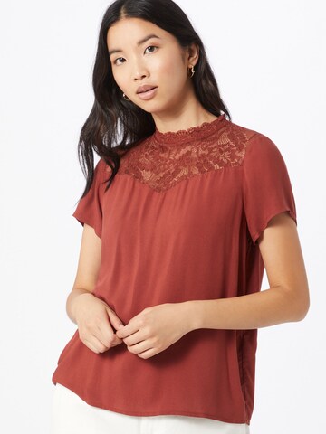 ONLY Blouse 'First' in Red: front