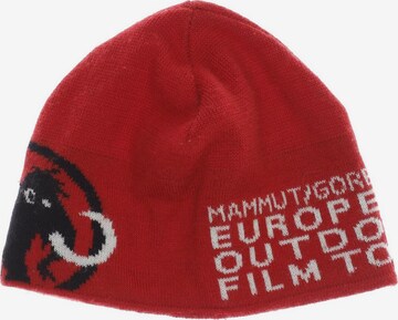 MAMMUT Hat & Cap in One size in Red: front