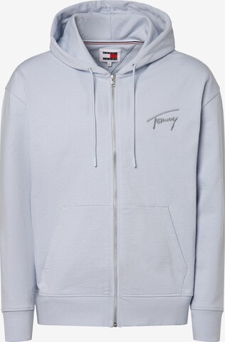 TOMMY HILFIGER Zip-Up Hoodie in Blue: front