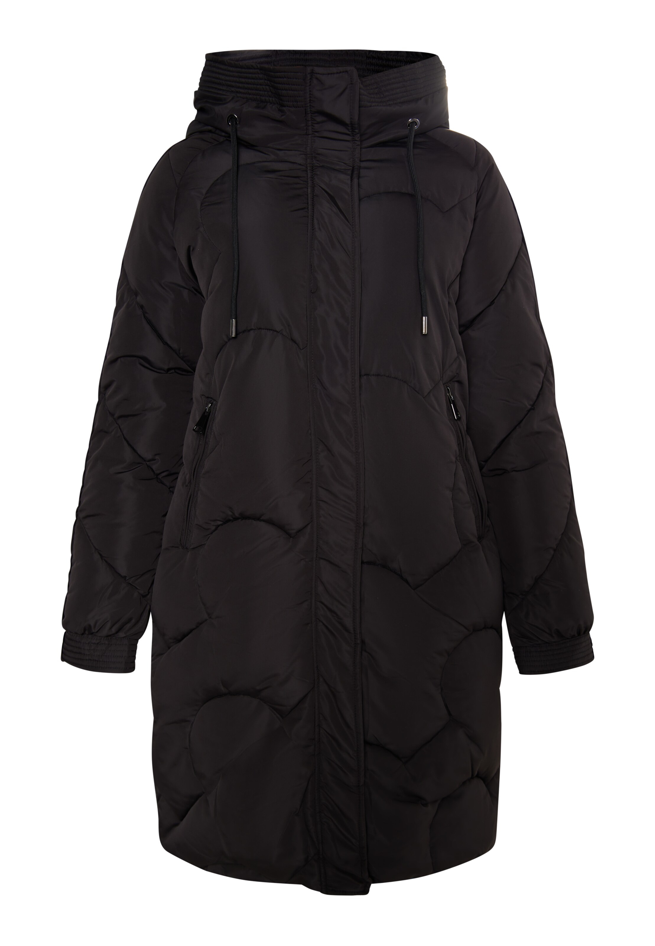 Usha Зимнее пальто 'lurea' в Черный: спереди