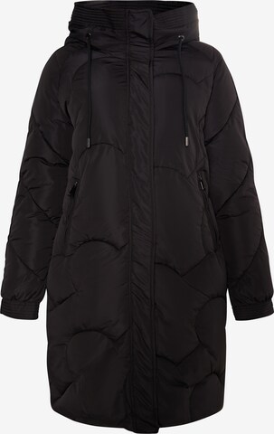 Usha Winter coat 'lurea' in Black: front