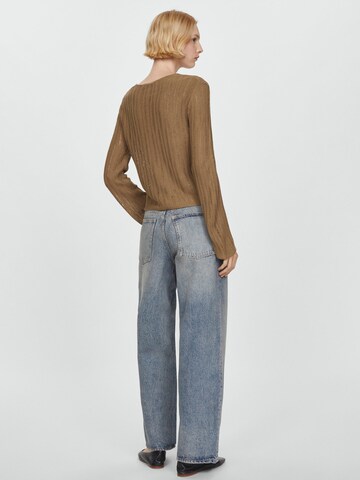 MANGO Sweater 'TIERRA' in Brown