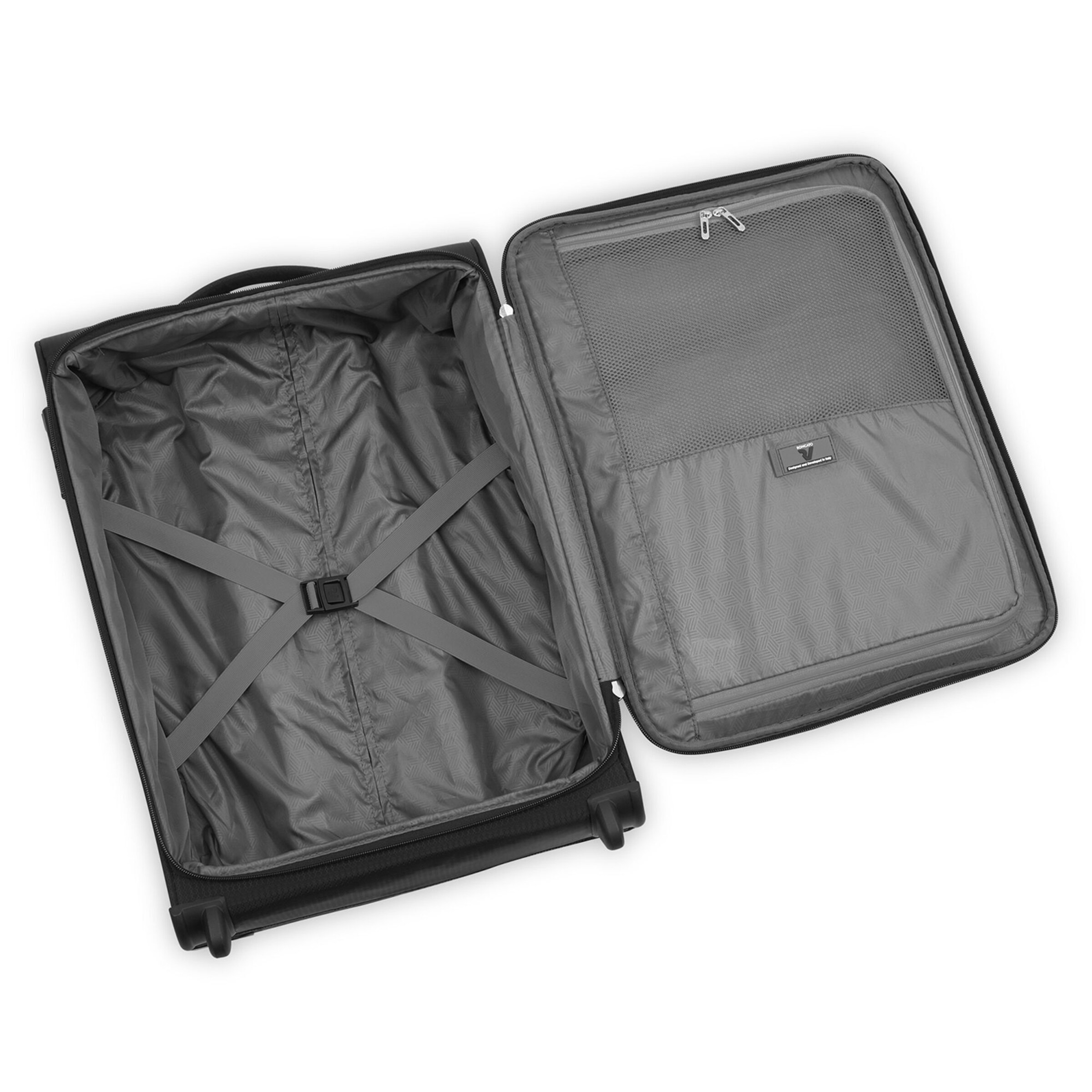 Roncato Trolley 'Lite Neon' in Schwarz