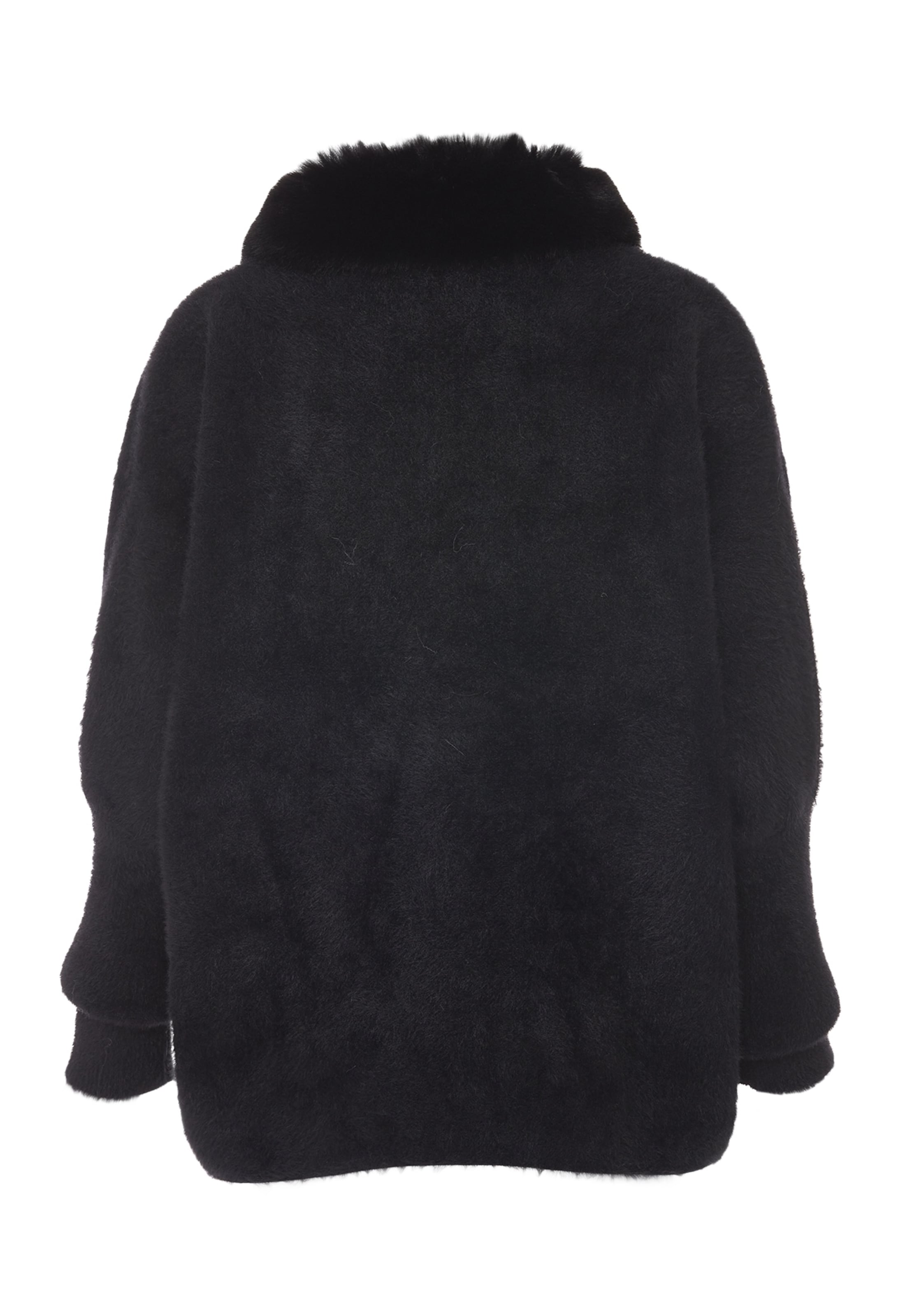 caneva Gebreid vest in Zwart