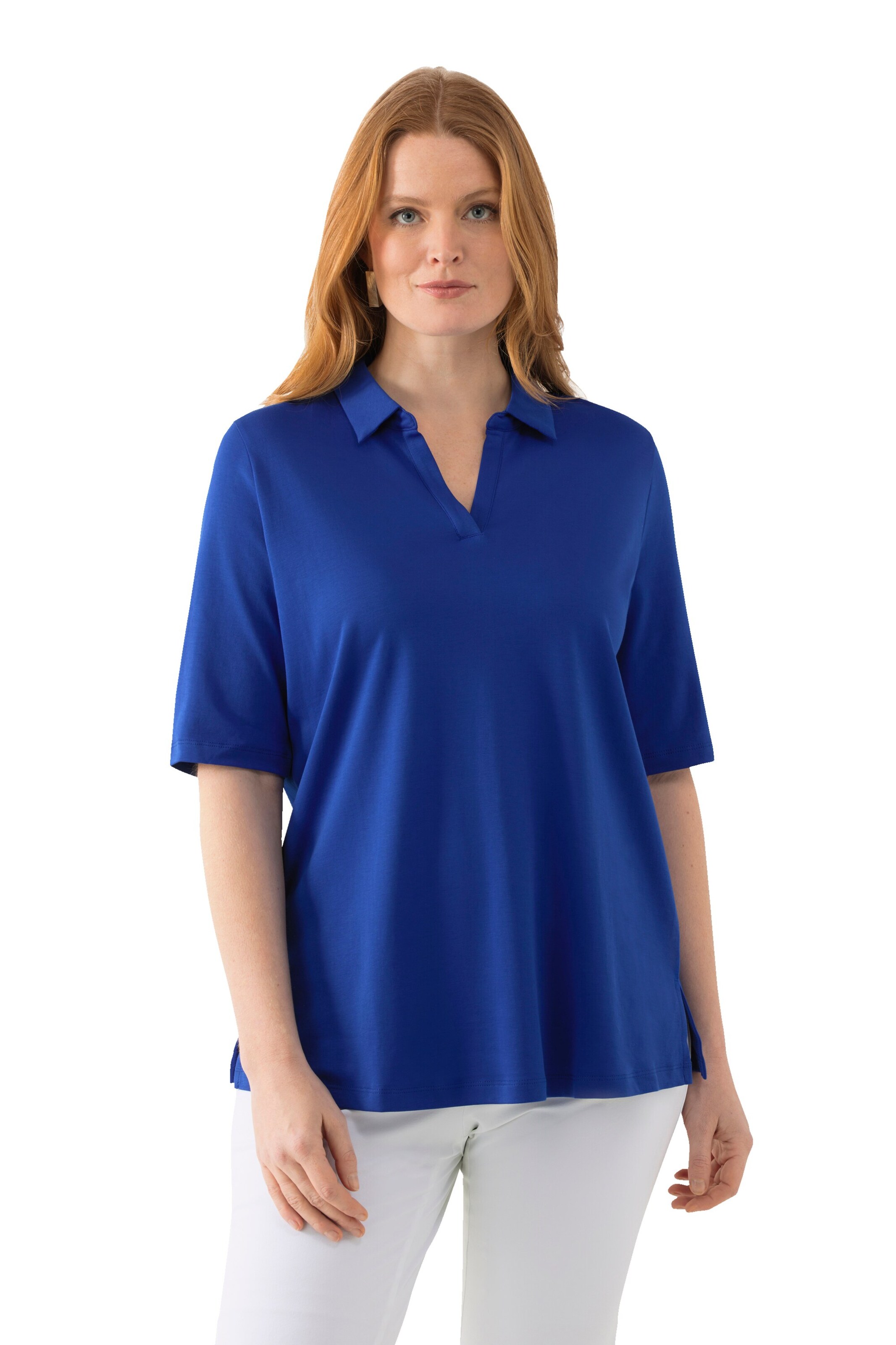 Ulla Popken Shirt in Blue: front